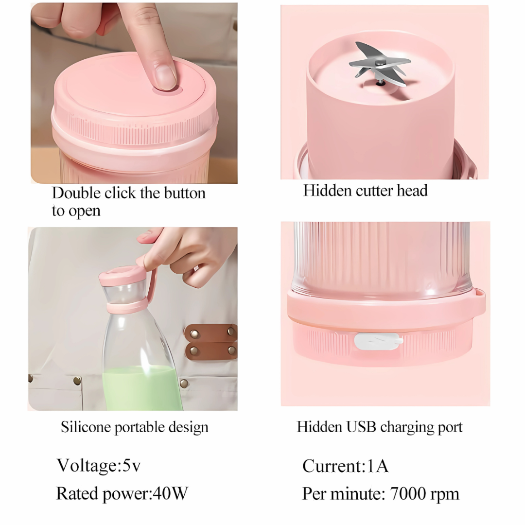 Portable Mini Juicer Blender™ | Fresh Juice On the Go!