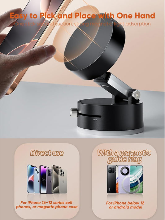 360° Magnetic Phone Holder™ – Ultra-Grip, Zero Drops!