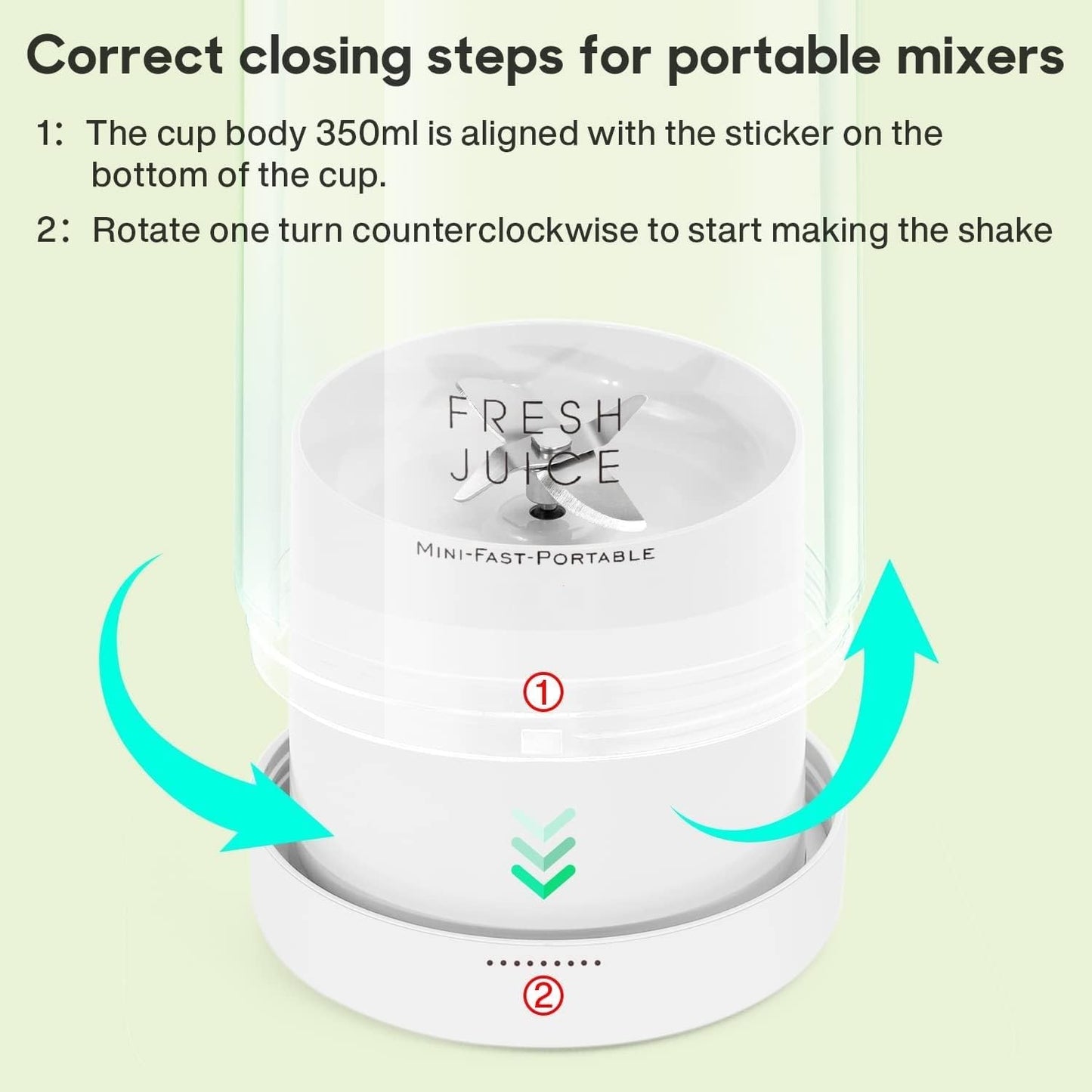 Portable Mini Juicer Blender™ | Fresh Juice On the Go!