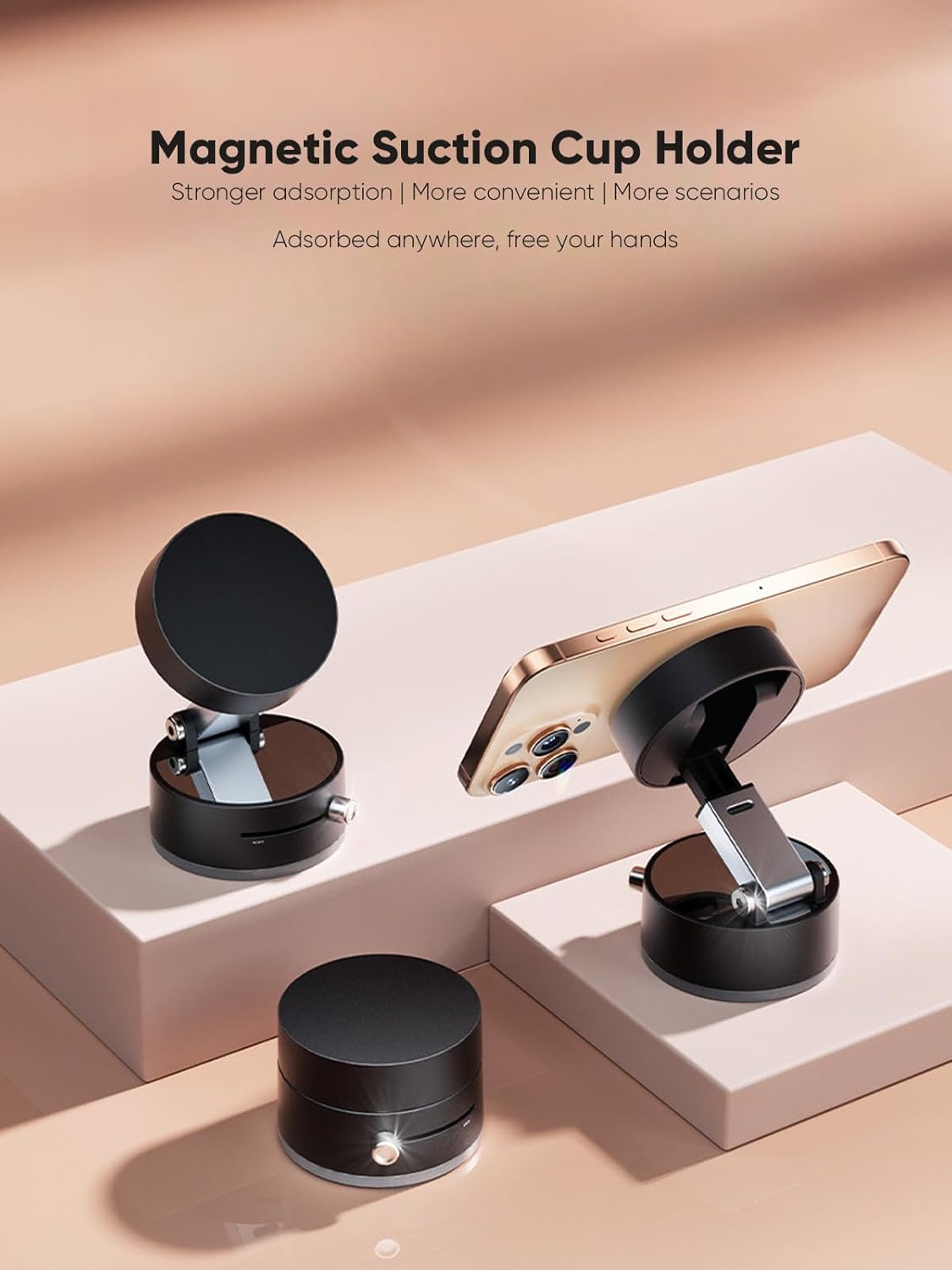 360° Magnetic Phone Holder™ – Ultra-Grip, Zero Drops!