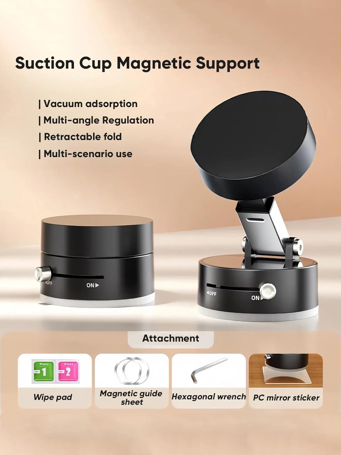 360° Magnetic Phone Holder™ – Ultra-Grip, Zero Drops!