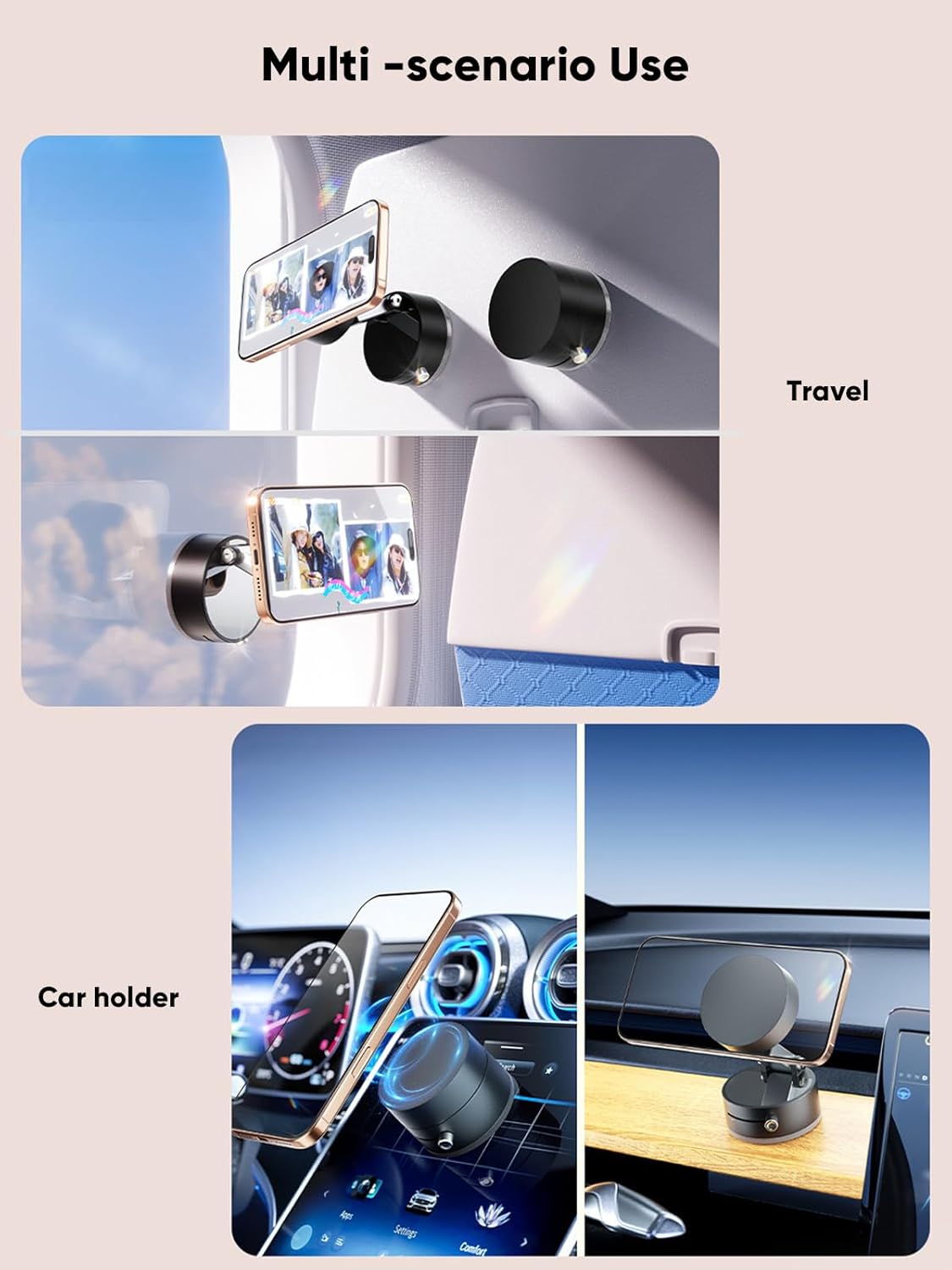 360° Magnetic Phone Holder™ – Ultra-Grip, Zero Drops!