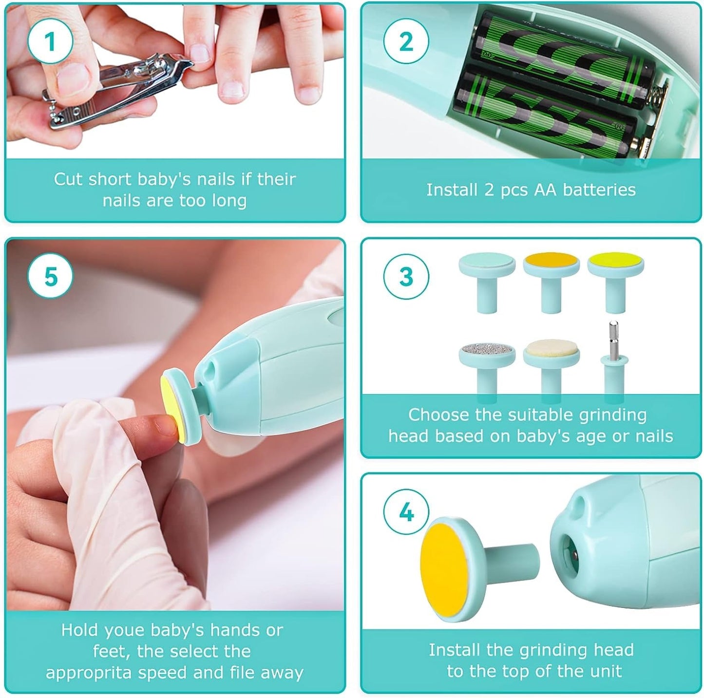 Portable Baby-Safe Nail Trimmer