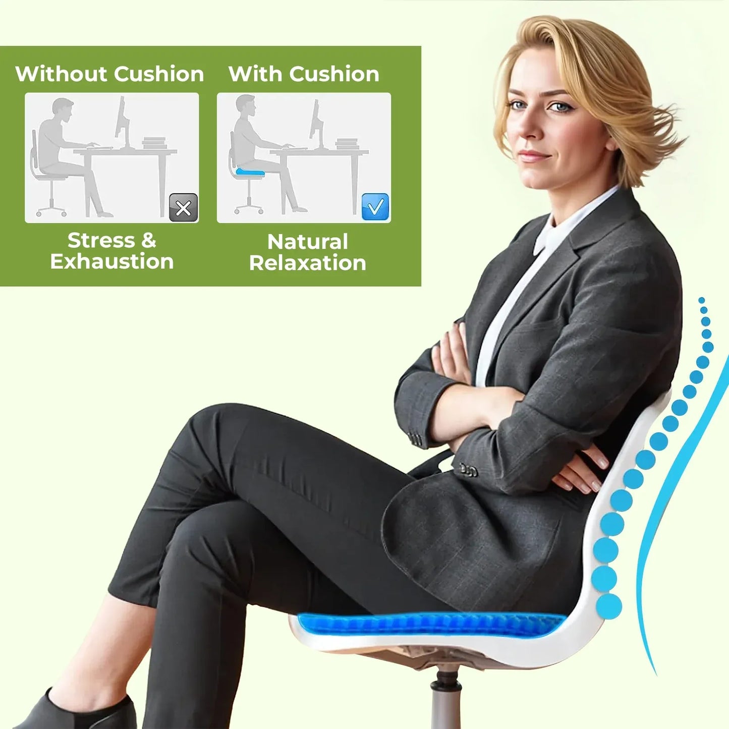 Honeycomb Gel Seat Cushion